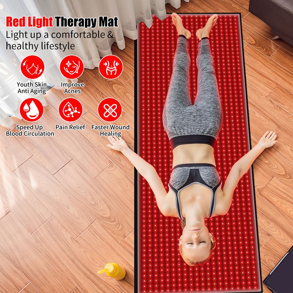 Tapis lumineux rouge, simple