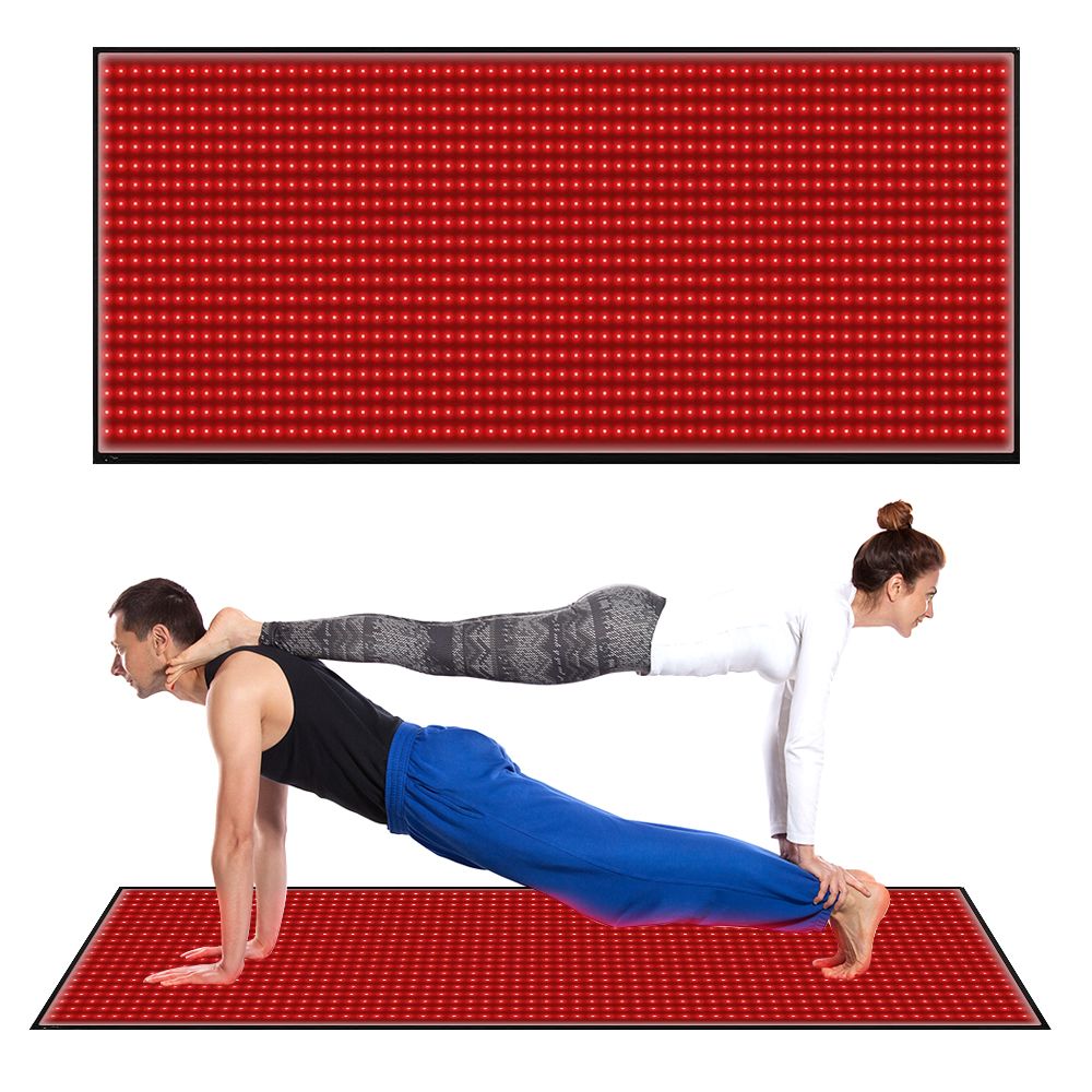 Tapis lumineux rouge, simple